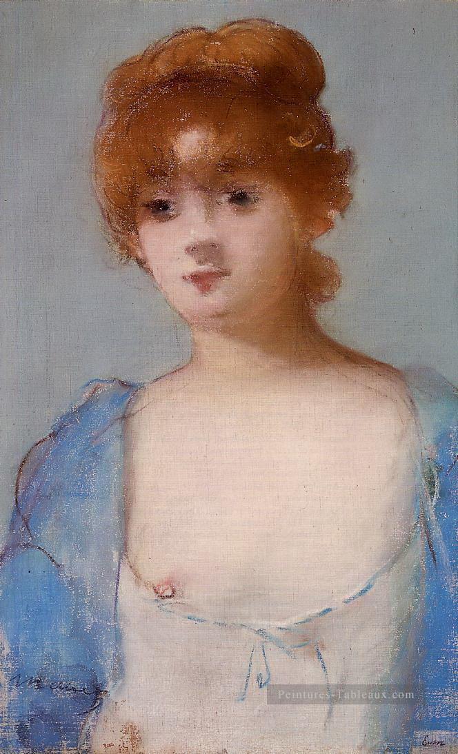 jeune femme dans un déshabillé Édouard Manet Peintures à l'huile